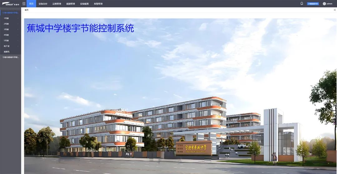 格瑞特智慧機電管理系統(tǒng)在學校項目中實現(xiàn)多維管理(圖5)